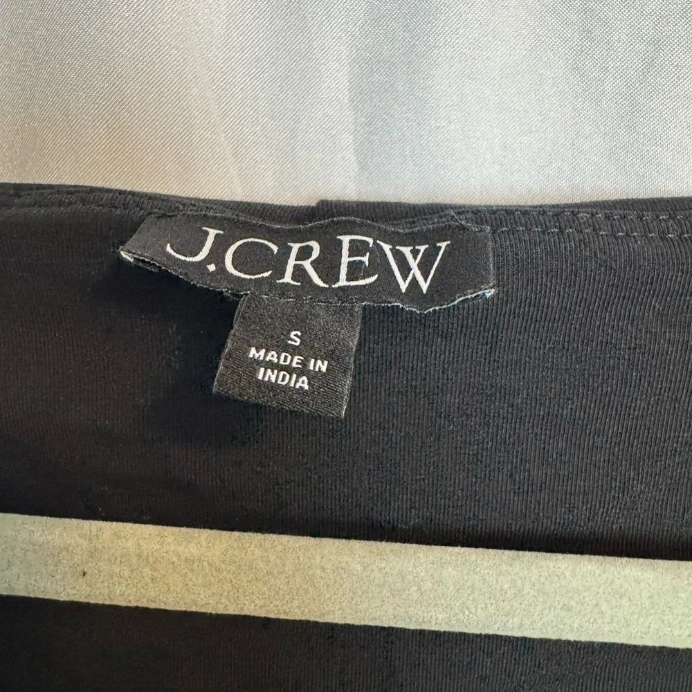 J. Crew Black Long Sleeve Top Size Small